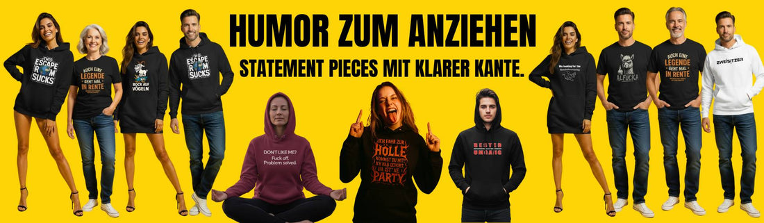 Humor zum Anziehen: Dein Herbst beginnt mit Funstuff.at