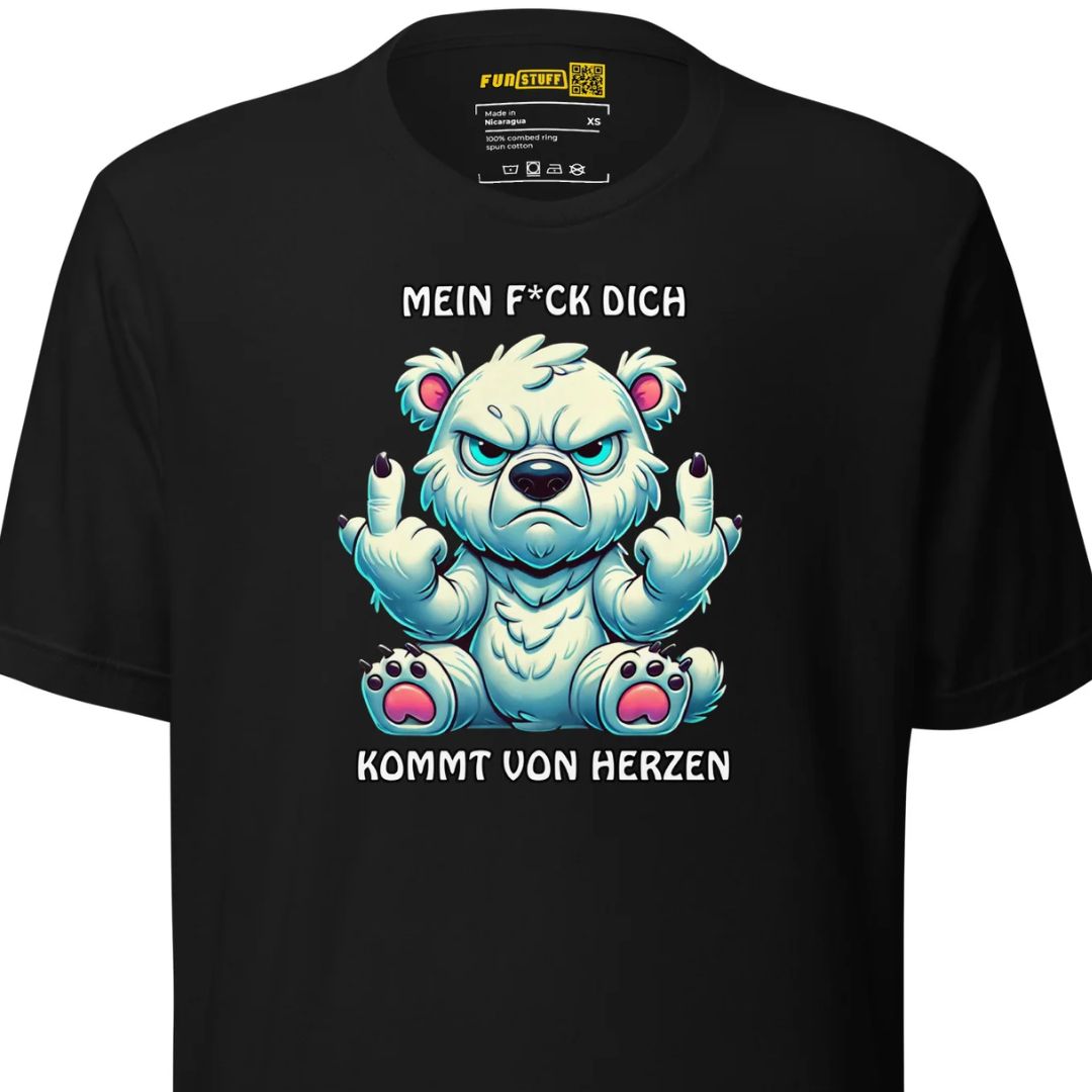 Brummo – Mein F*ck Dich kommt von Herzen - Unisex-T-Shirt