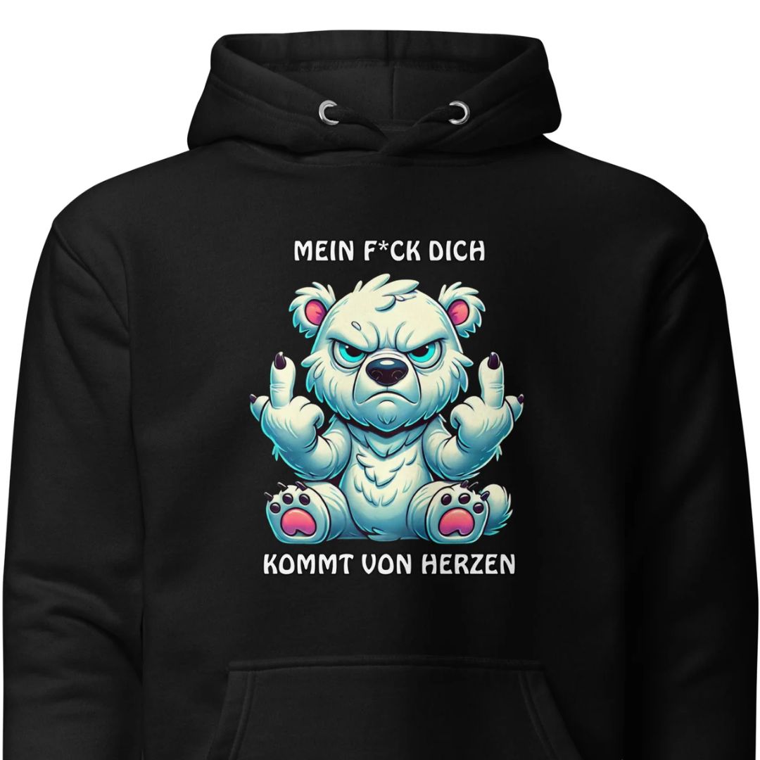 Brummo – Mein F*ck Dich kommt von Herzen - Unisex Hoodie