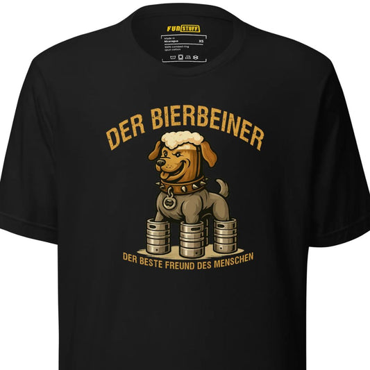 Der Bierbeiner – Der beste Freund des Menschen – Unisex T-Shirt