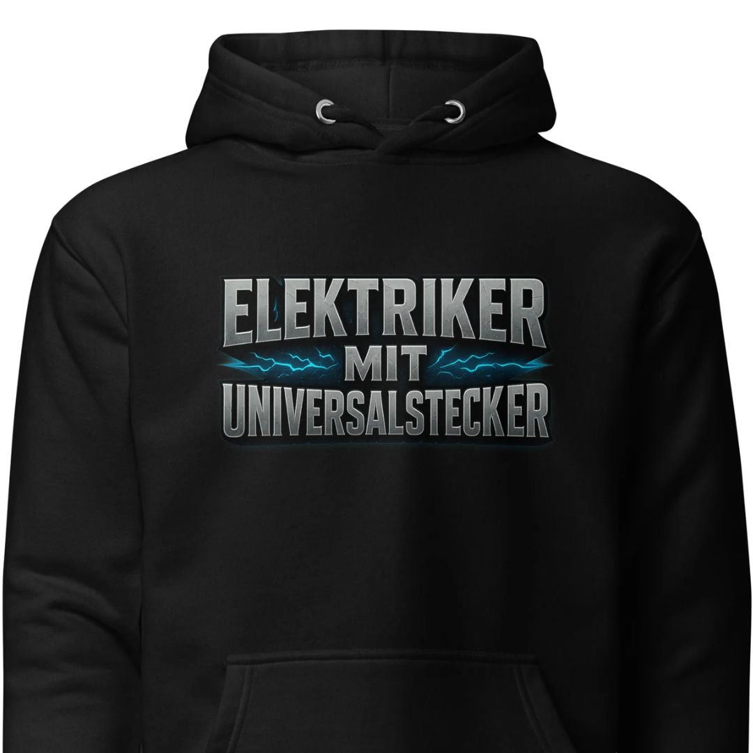 Elektriker mit Universalstecker - Hoodie