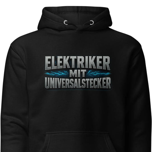 Elektriker mit Universalstecker - Hoodie