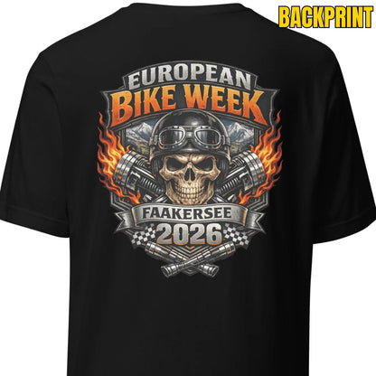 European Bike Week 2026 – Faakersee Backprint T-Shirt