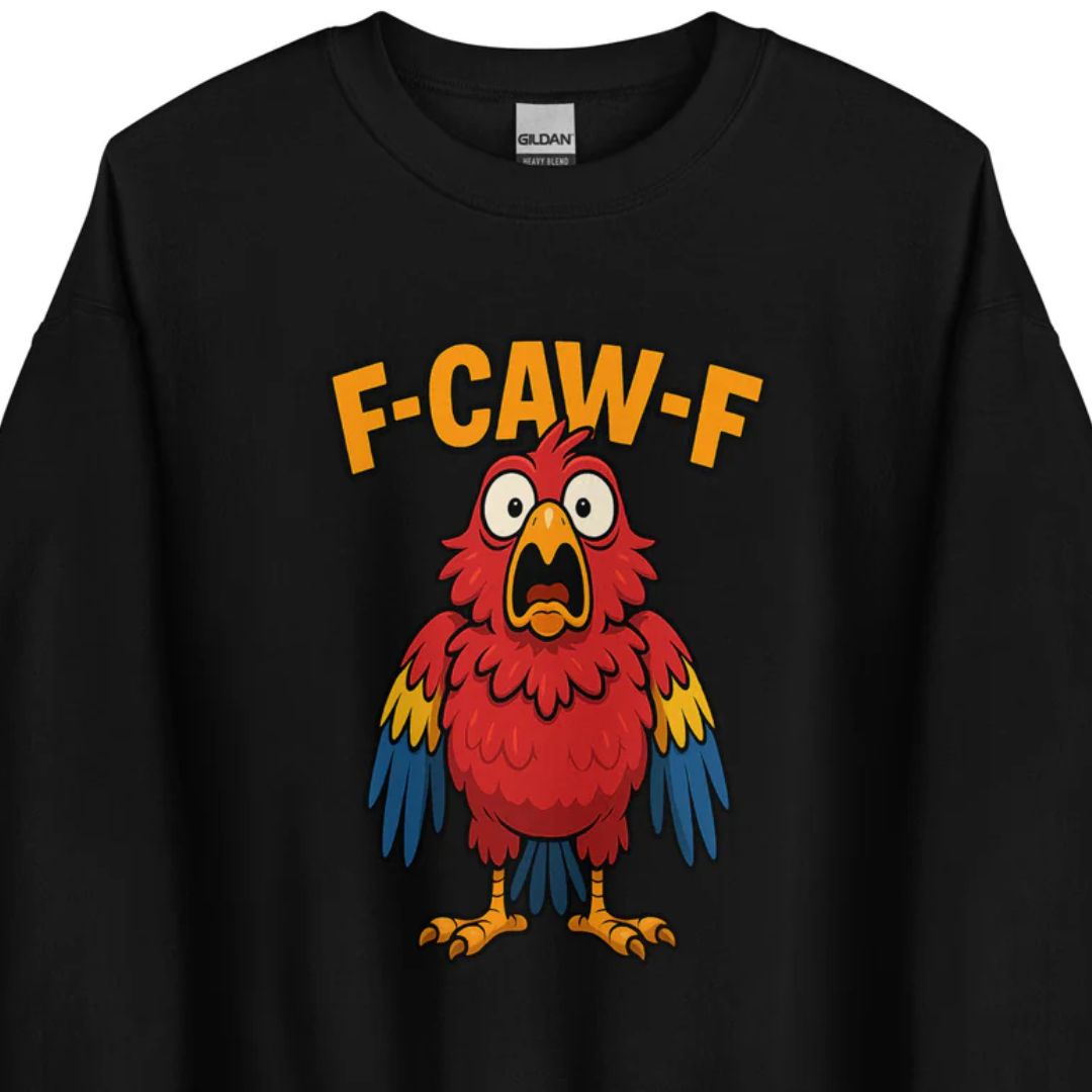 F-CAW-F – Schockierter Papagei – Sweater
