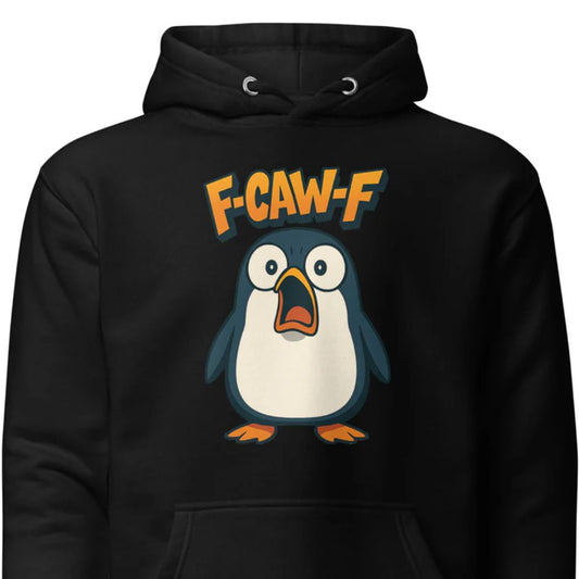 F-CAW-F – Schockierter Pinguin – Hoodie