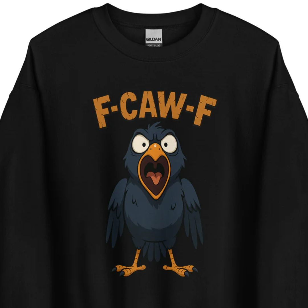 F-CAW-F – Wütende Krähe – Sweater