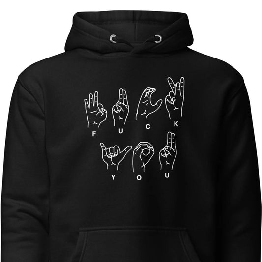 Fuck You Handsign Unisex Hoodie