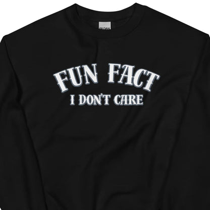Fun Fact I Don’t Care Statement Sweater