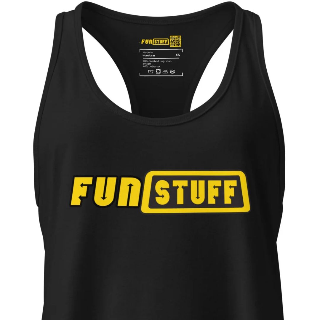 FunStuff Logo - Racerback-Tanktop für Damen