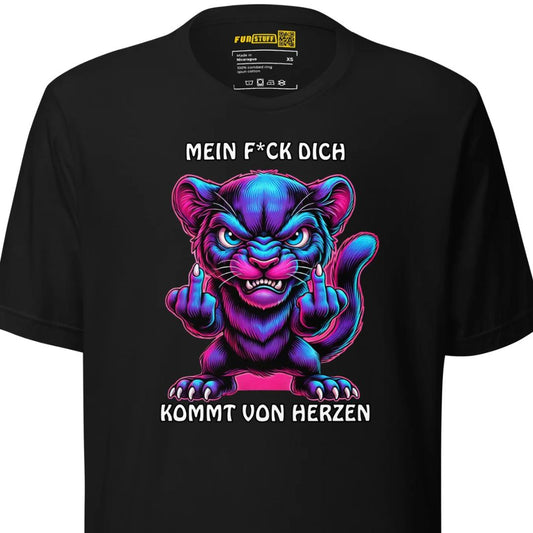 Furia – Mein F*ck Dich kommt von Herzen - Unisex-T-Shirt