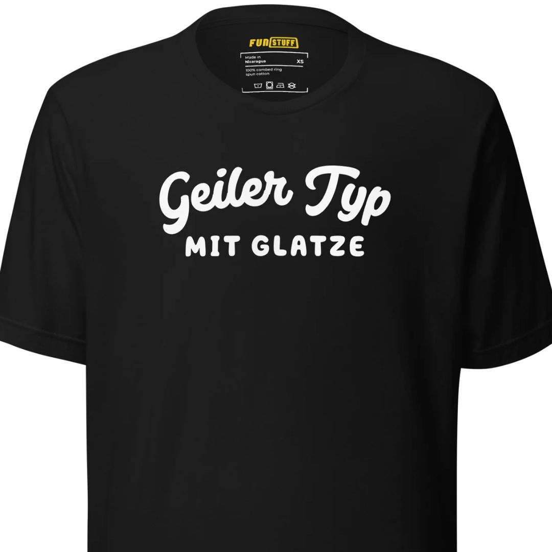 Geiler Typ mit Glatze - T-Shirt