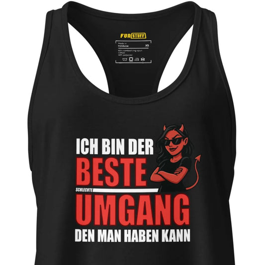 Ich bin der beste schlechte Umgang – Damen Tanktop (Female Devil)