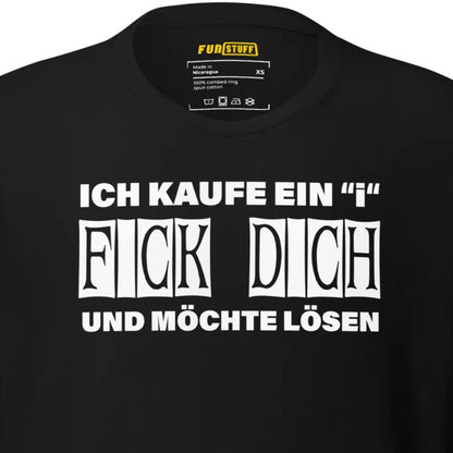 Ich kaufe ein i - Unisex-T-Shirt