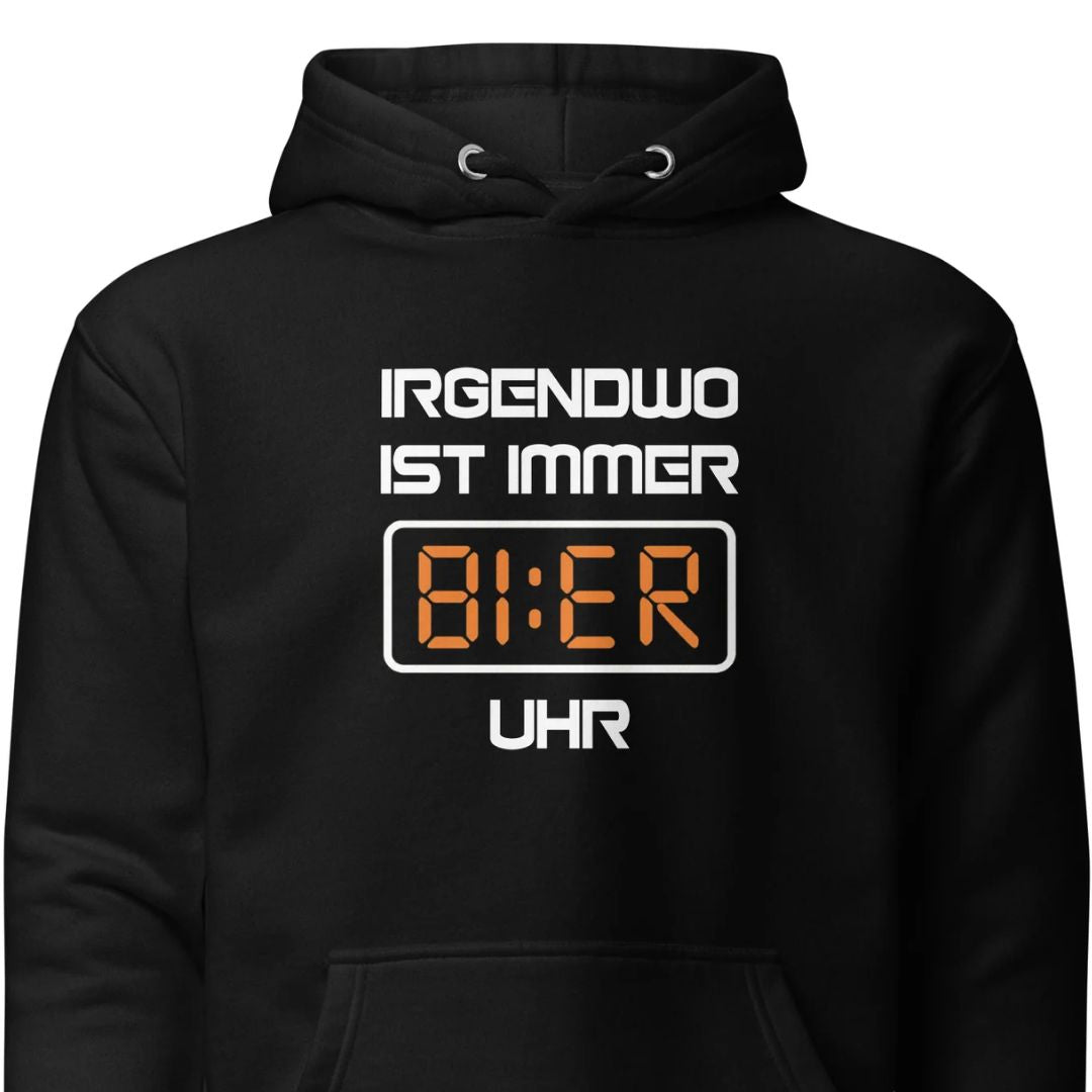 Irgendwo ist immer Bier Uhr – Hoodie