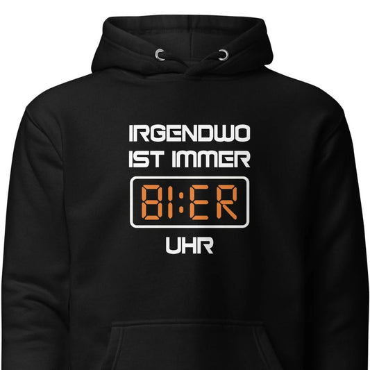 Irgendwo ist immer Bier Uhr – Hoodie