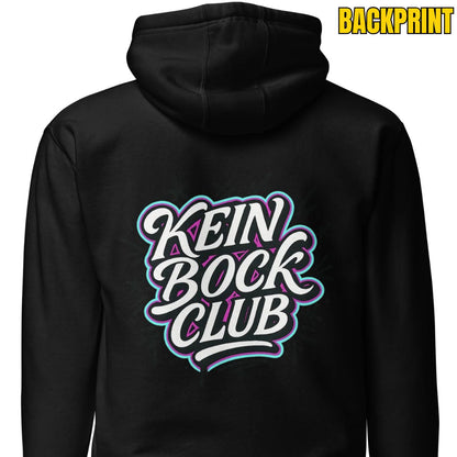Kein Bock Club – Unisex Hoodie Backprint