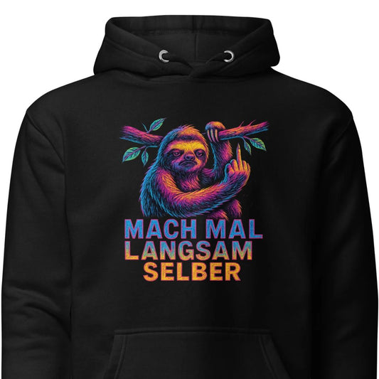 Mach mal langsam selber – Unisex Hoodie