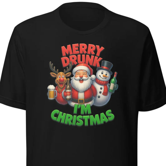 Merry Drunk I’m Christmas – Unisex T-Shirt