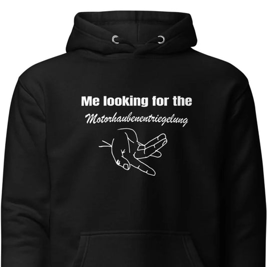 Motorhaubenentriegelung – Unisex-Hoodie