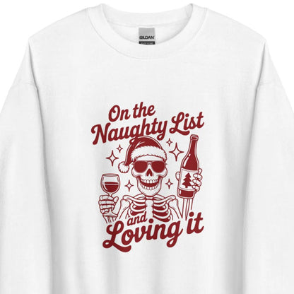 On the Naughty List and Loving It – Unisex Sweater