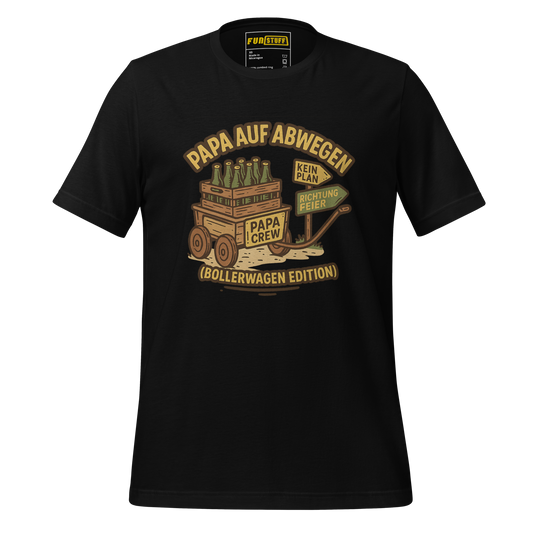 Papa auf Abwegen (Bollerwagen Edition) - Shirt