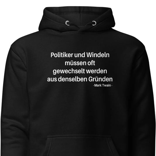 Politiker und Windeln – Hoodie