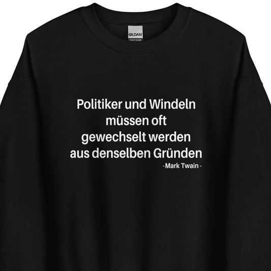 Politiker und Windeln – Sweater