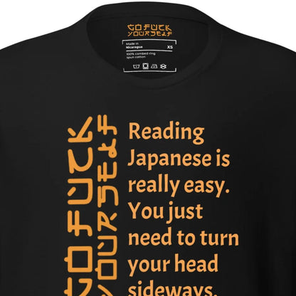 Reading Japanese – Sarkastisches WTF-Shirt