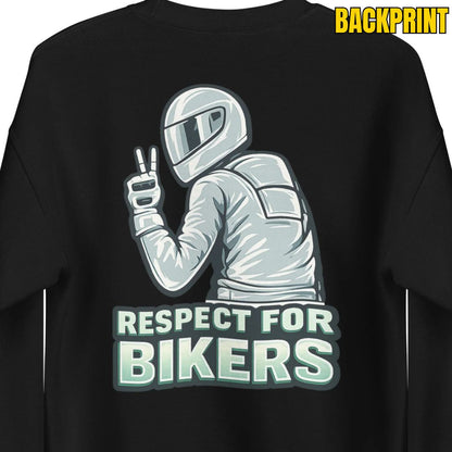 Respect for Bikers – Unisex Sweater (Backprint)