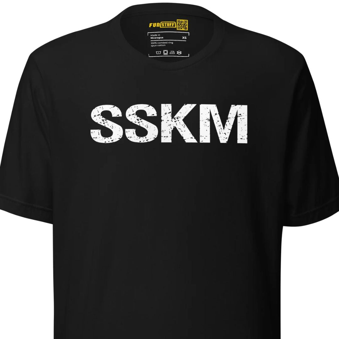 SSKM – Selber Schuld Kein Mitleid (Unisex T-Shirt)