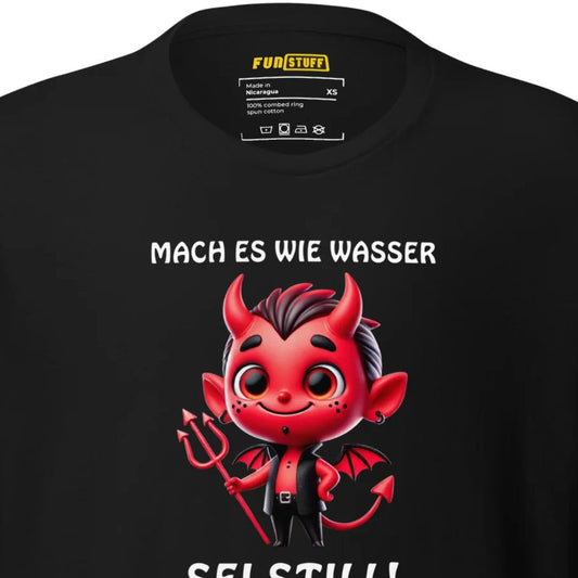 Be quiet! – Devil shirt for acoustic boundary setting