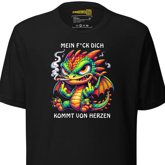 Smoko – Mein F*ck Dich kommt von Herzen - Unisex-T-Shirt