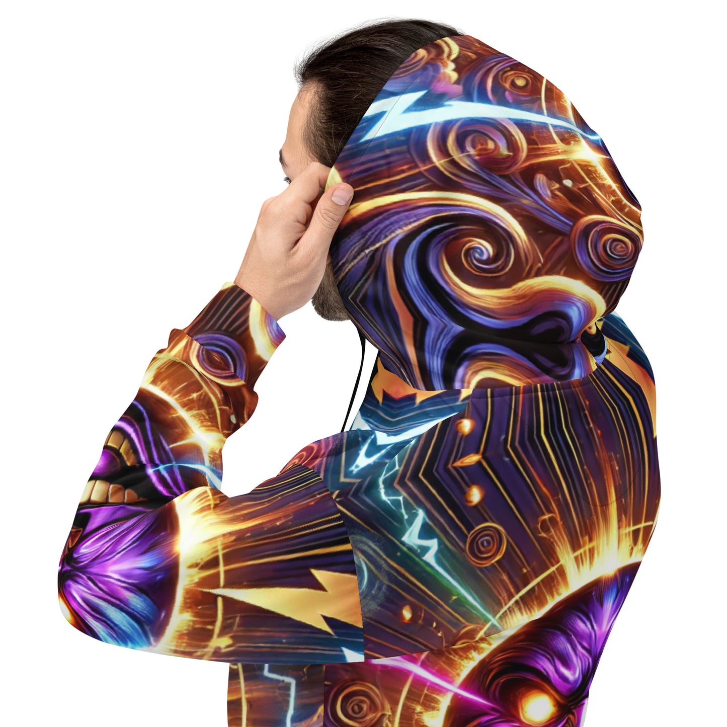 Electric Mayhem – Full Print Hoodie