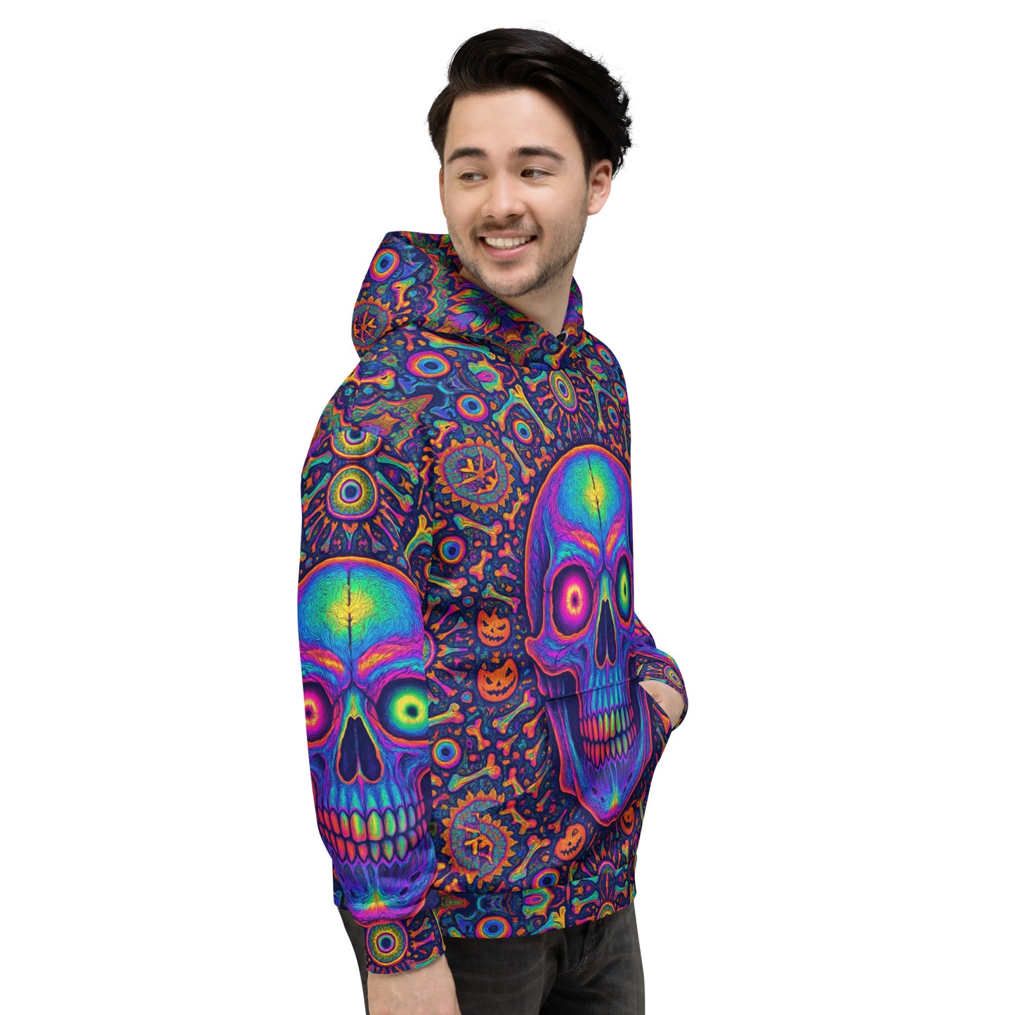 Psycho Skull – Full Print Hoodie