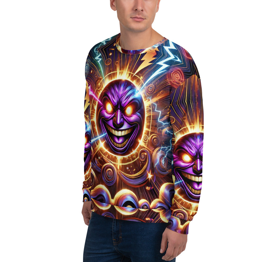 Electric Mayhem Full Print Sweater