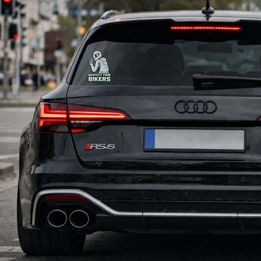 Respect for Bikers – Blasenfreier Sticker