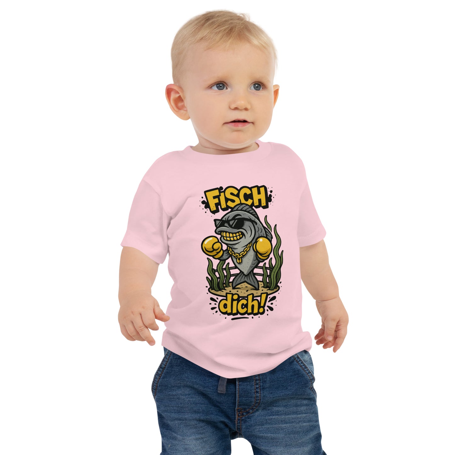 Fisch dich! – Baby-T-Shirt