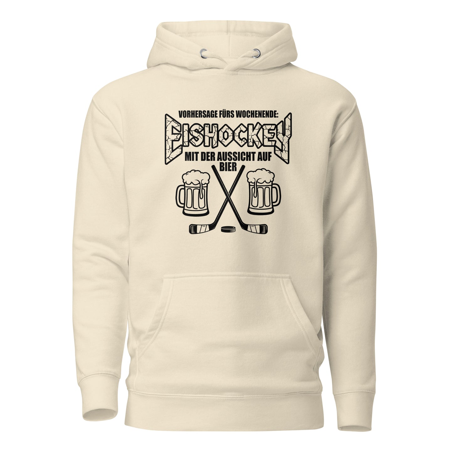 Vorhersage fürs Wochenende: Eishockey & Bier - Unisex Hoodie