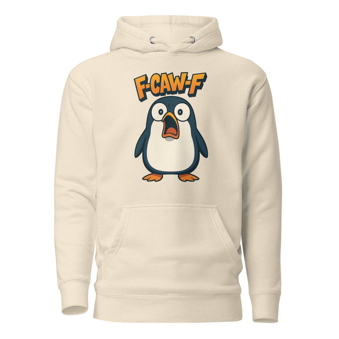 F-CAW-F – Schockierter Pinguin – Hoodie
