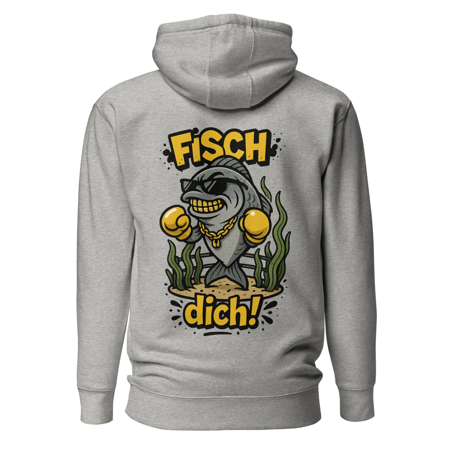 Fisch dich! – Unisex Hoodie Backprint