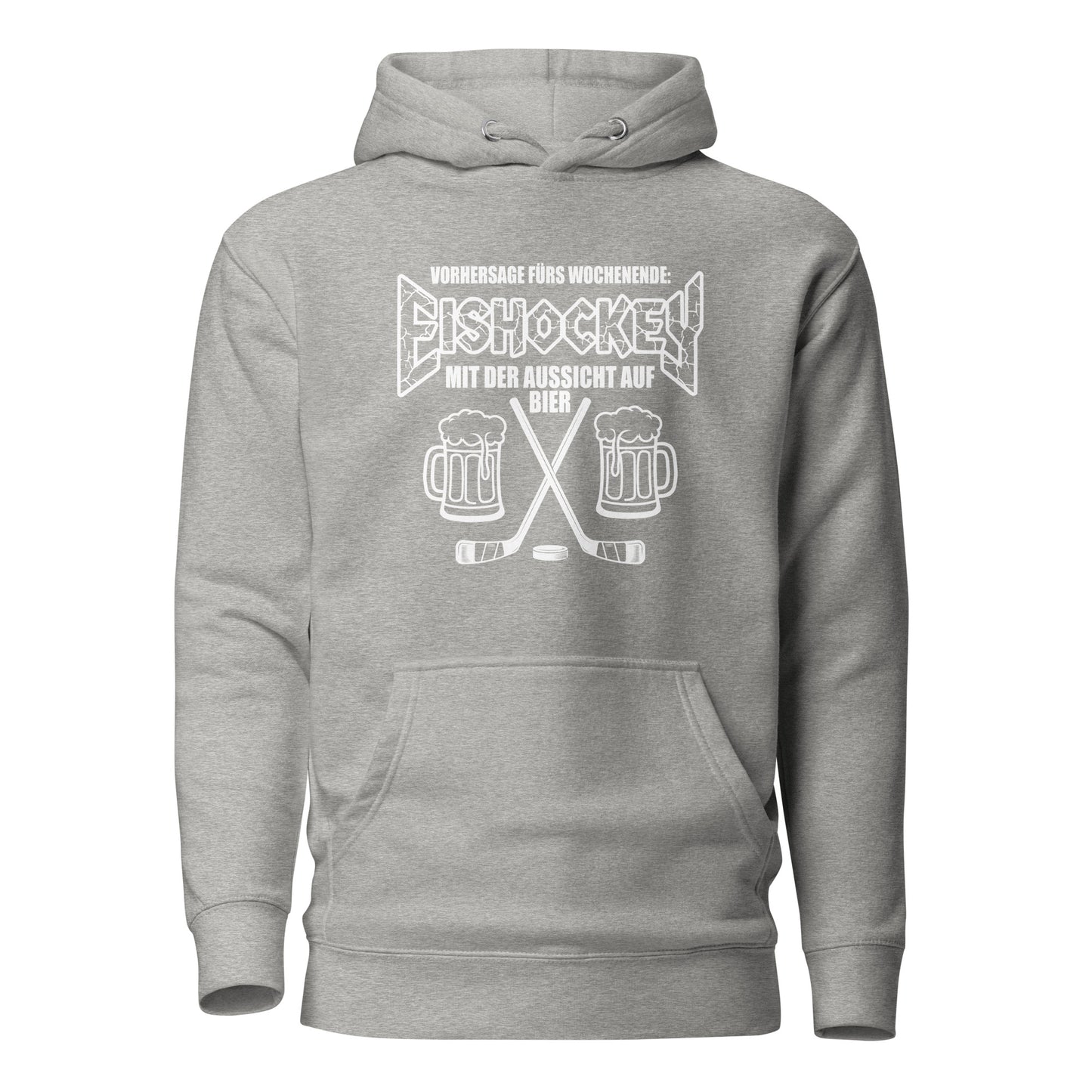 Vorhersage fürs Wochenende: Eishockey & Bier - Unisex Hoodie