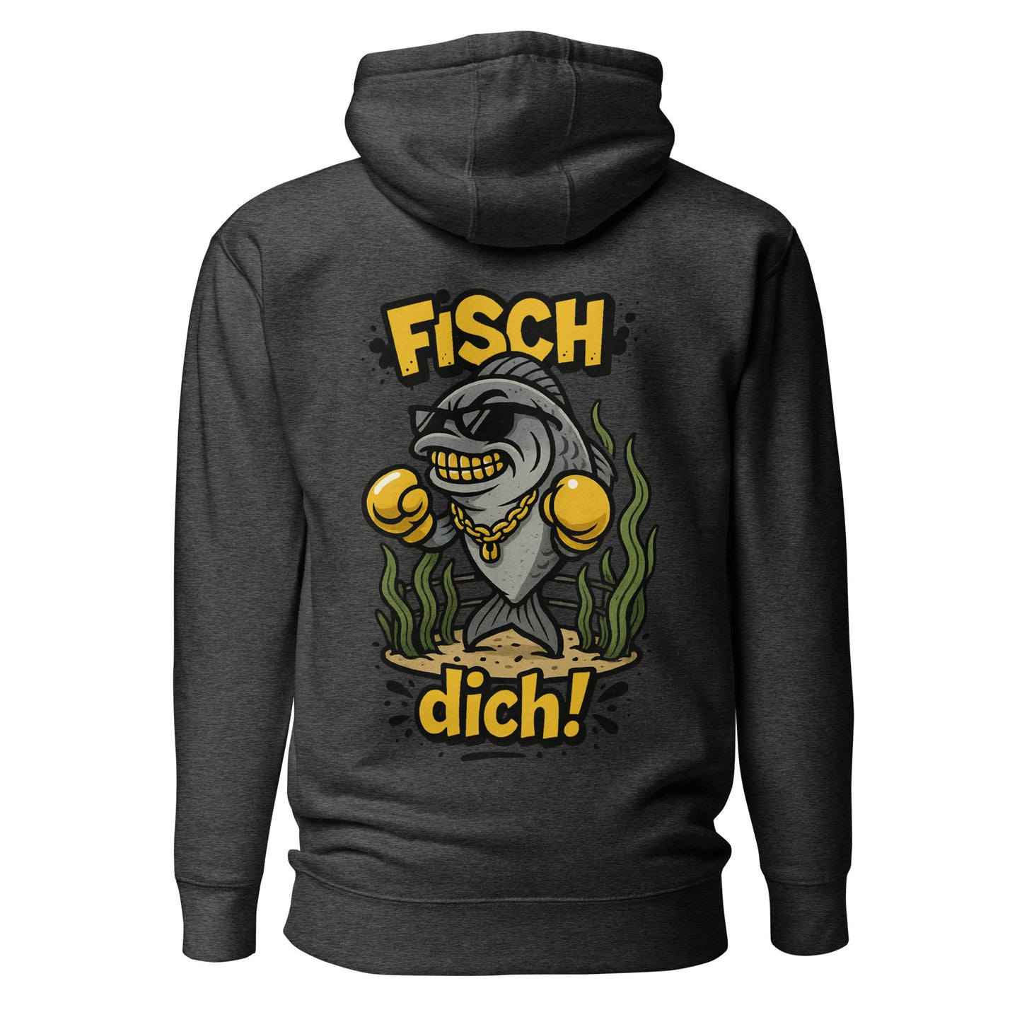 Fisch dich! – Unisex Hoodie Backprint