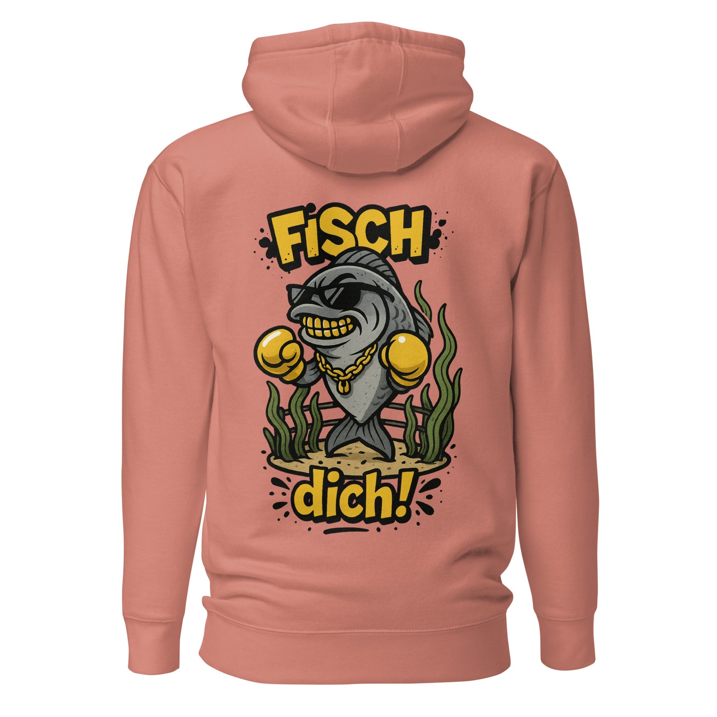 Fisch dich! – Unisex Hoodie Backprint