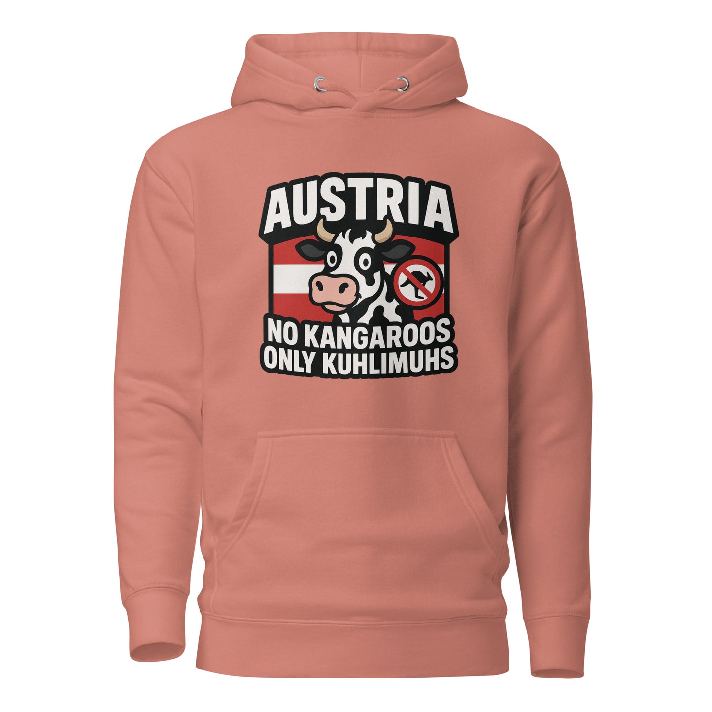 Austria – No Kangaroos, only Kuhlimuhs – Hoodie