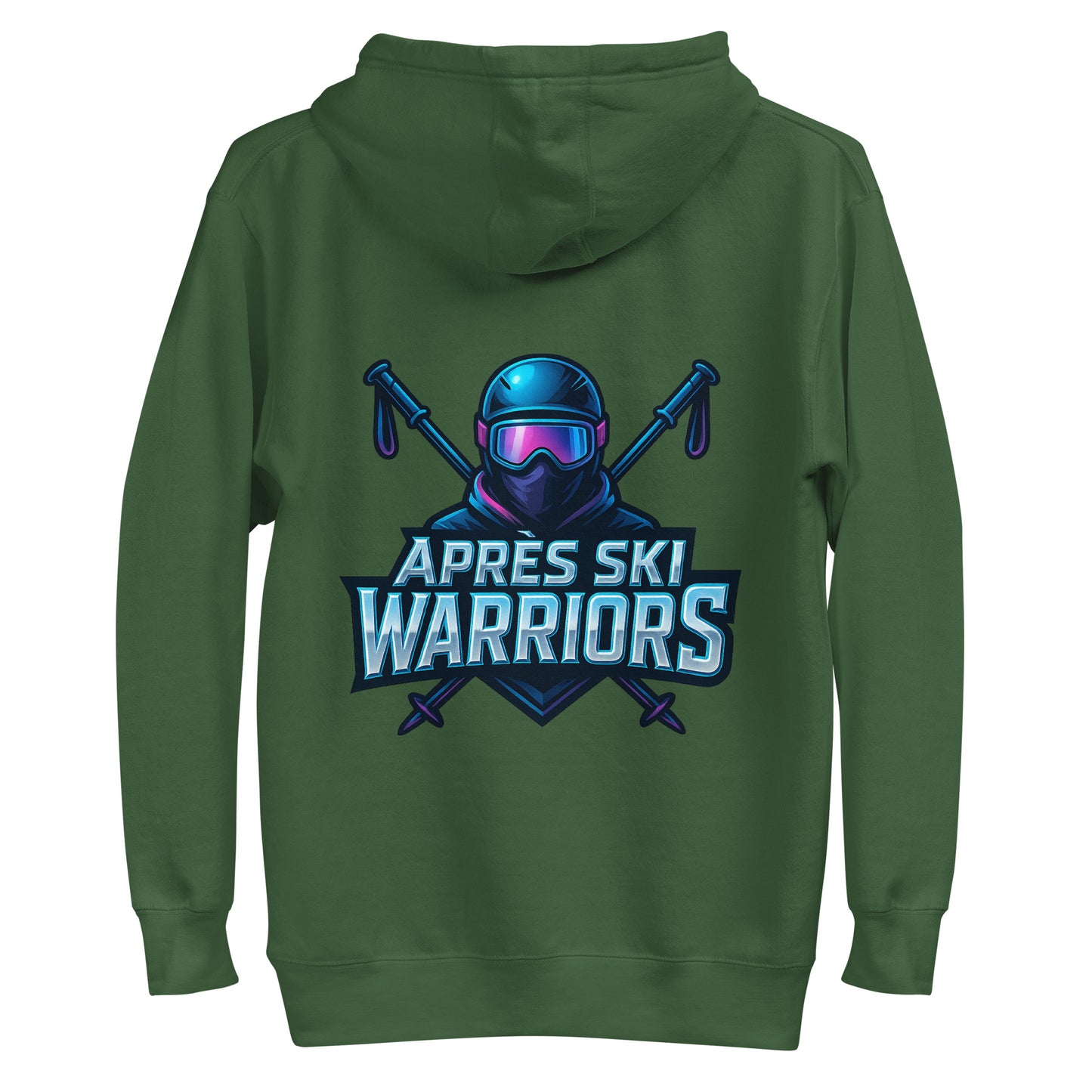 Après Ski Warriors – Backprint Hoodie für Party-Teams