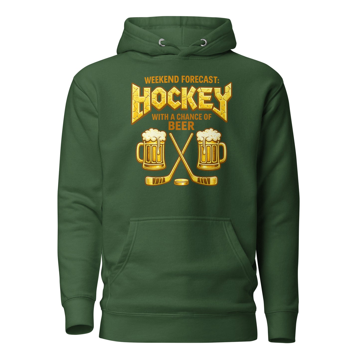 Weekend Forecast: Hockey with a Chance of Beer – Unisex Hoodie