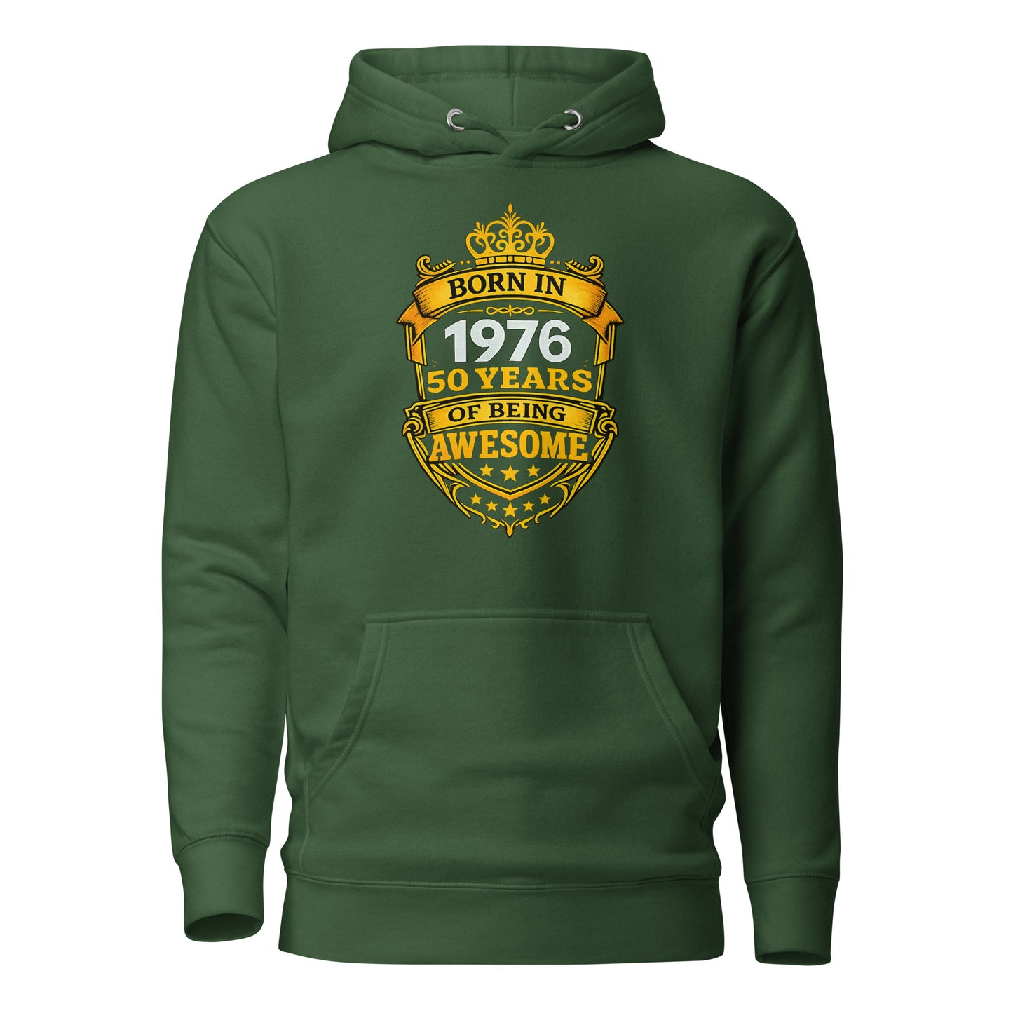 Born in 1976 – 50 Years of Being Awesome – Unisex Hoodie