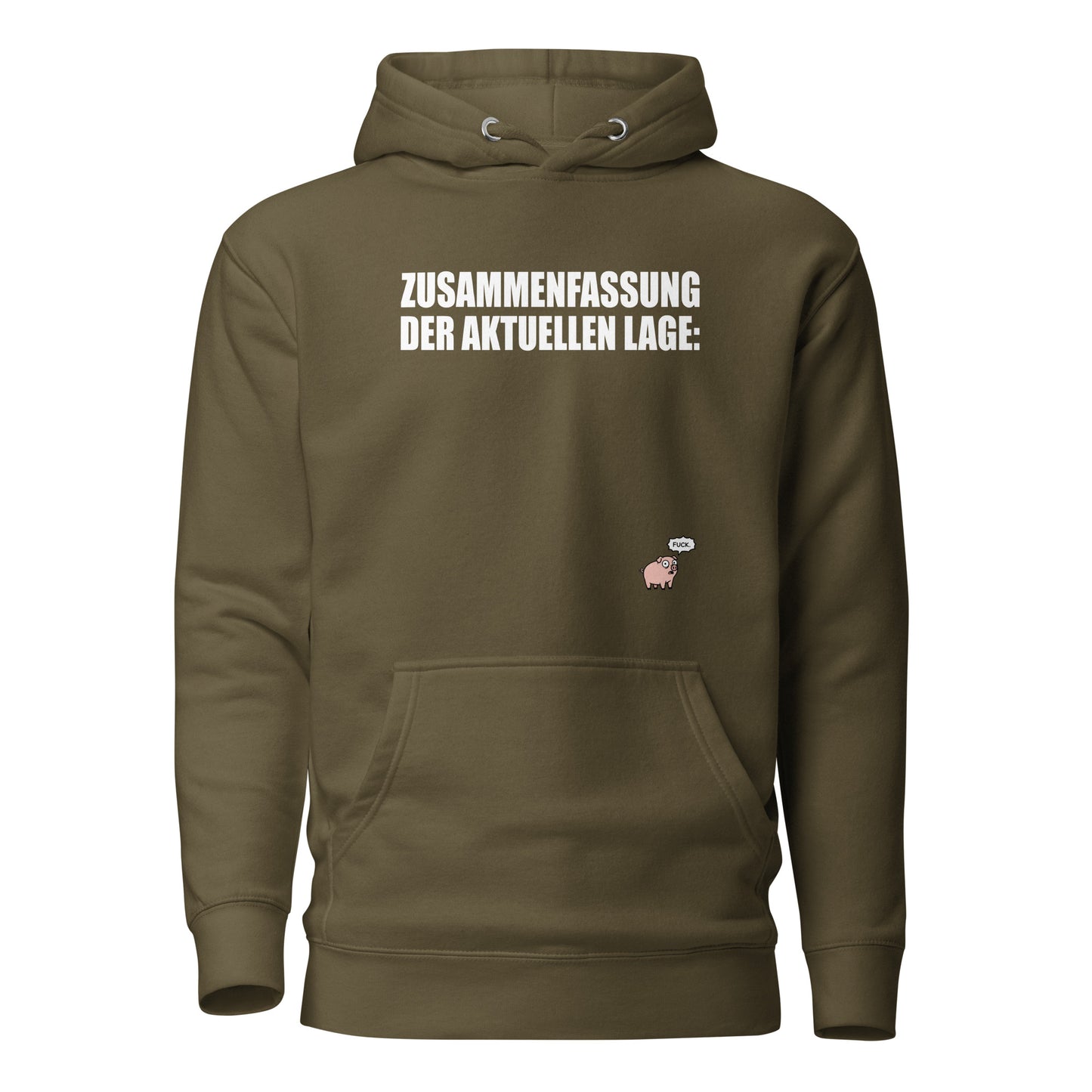 Zusammenfassung der aktuellen Lage - Unisex Hoodie
