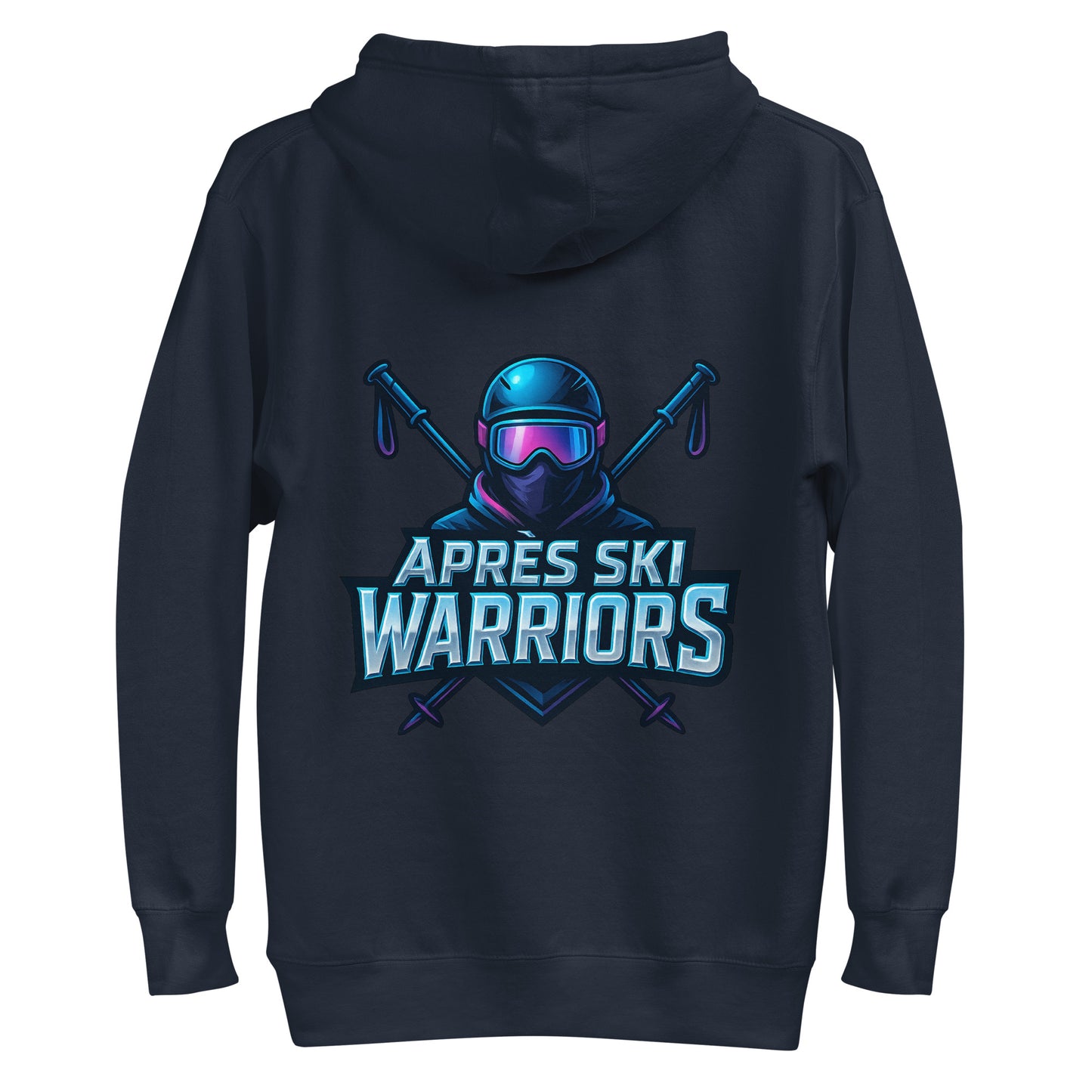 Après Ski Warriors – Backprint Hoodie für Party-Teams