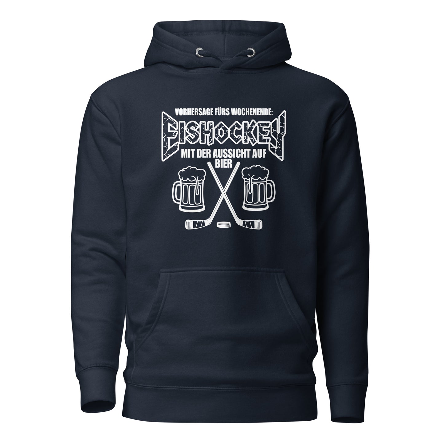 Vorhersage fürs Wochenende: Eishockey & Bier - Unisex Hoodie